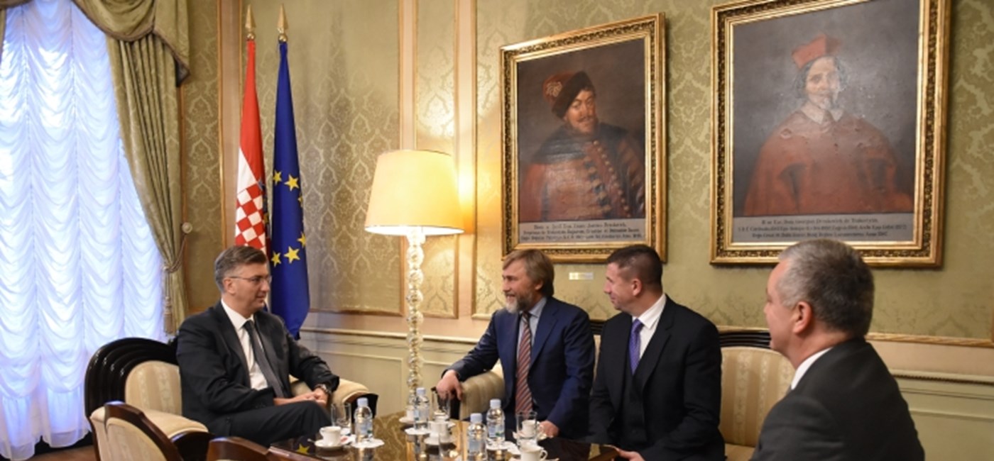 Predsjednik Vlade Andrej Plenković primio Vadima Novinskog